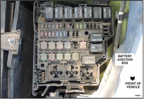 ford fiesta battery junction box|fiesta st induction box.